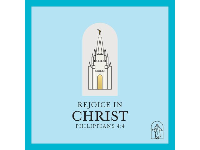 2027 youth theme album cover reading Rejoice in Christ, Philippians 4:4